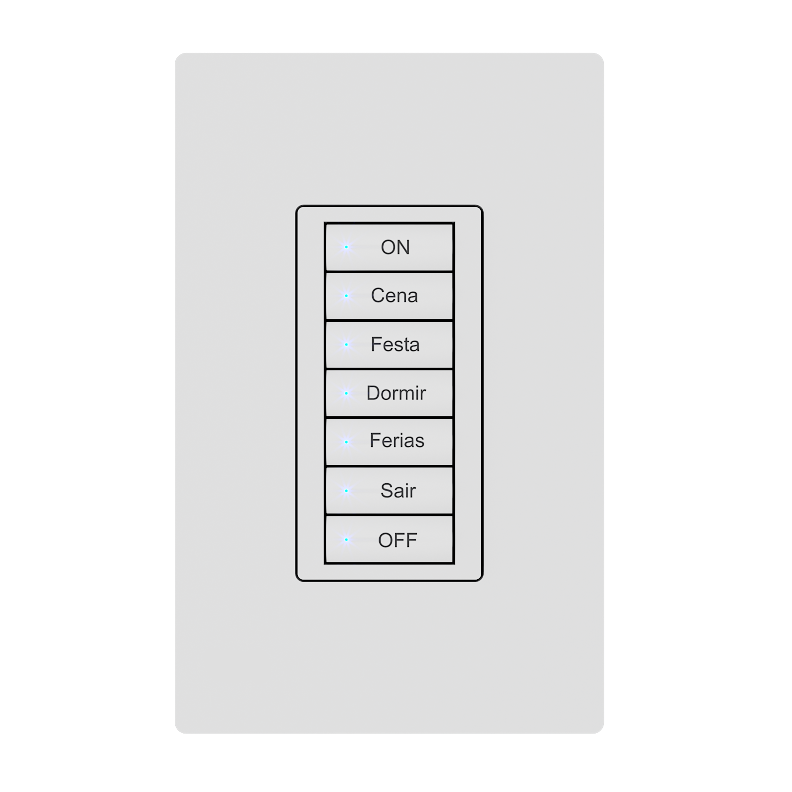 Keypad Xcene 7 Botões